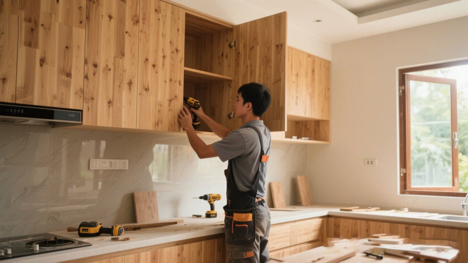 Quy trình thi công nội thất rtonj gói BMT 